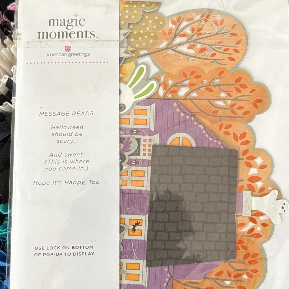 🆕American Greetings Halloween Displayable Pop Up Card